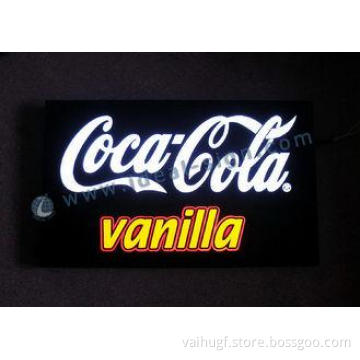 Shop Cocacola LED Resin Sign Boards Indoor Custom